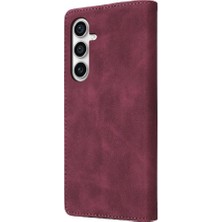 SZY Mall Samsung Galaxy S23 Fe Darbeye Basit Iş Deri Için Flip Case (Yurt Dışından)