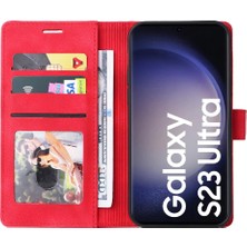 SZY Mall Samsung Galaxy S23 Için Flip Case Ultra Kapak Kapak Cüzdan Deri Kılıf (Yurt Dışından)