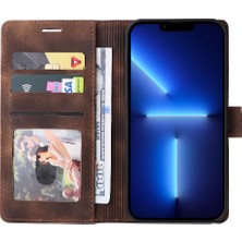 SZY Mall Iphone 13 Için Flip Case Pro Max Basit Iş Kapak Çevirin Cüzdan Deri (Yurt Dışından)