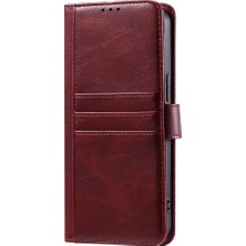 SZY Market Iphone 13 Için Flip Case Pro Max 6 Kart Yuvaları Cüzdan Kickstand Pu Deri (Yurt Dışından)