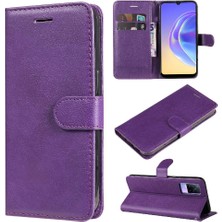 SZY Market Vivo V21E 4G/Y73 2021 Iş Cüzdan Telefon Kılıfı Için Flip Case ile Yüksek (Yurt Dışından)