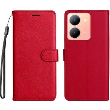 SZY Market Vivo Y36 Için Flip Case 5G/Y78 5g Kart Yuvası ile Yüksek Kalite Deri Katı (Yurt Dışından)