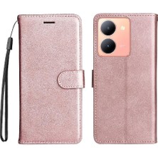 SZY Market Vivo Y36 Için Flip Case 5G/Y78 5g Kart Yuvası ile Yüksek Kalite Deri Katı (Yurt Dışından)