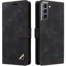 SZY Market Samsung Galaxy S22 Için Flip Case Deri Kılıf Cüzdan Darbeye Çevir (Yurt Dışından)