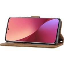 SZY Market Xiaomi 12/12X/12S Cüzdan Kılıf Manyetik Kapatma Kickstand Pu Için Flip Case (Yurt Dışından)