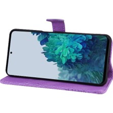 SZY Market Samsung Galaxy S22 Artı Elmas ile Büyük Kelebek Flip Case (Yurt Dışından)