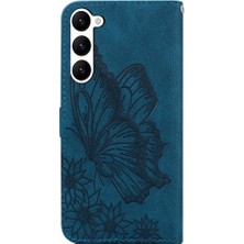 SZY Market Samsung Galaxy S22 Artı Elmas ile Büyük Kelebek Flip Case (Yurt Dışından)