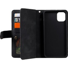 SZY Market Iphone 13 Için Flip Case Pro Max Kickstand Pu Deri 9 Kart Yuvaları Cüzdan (Yurt Dışından)