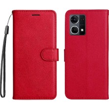 SZY Market Kart Yuvası Yüksek Kaliteli Deri Iş ile Oppo F21 Pro Için Flip Case (Yurt Dışından)