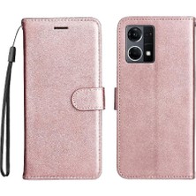 SZY Market Kart Yuvası Yüksek Kaliteli Deri Iş ile Oppo F21 Pro Için Flip Case (Yurt Dışından)