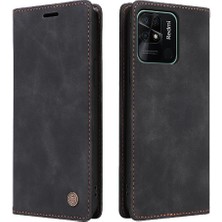 SZY Market Xiaomi Redmi 10C Için Flip Case Basit Iş Darbeye Cüzdan Deri (Yurt Dışından)