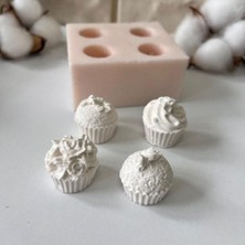 Wammolds Dörtlü Cupcake Silikon Kalıp