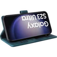 SZY Market Samsung Galaxy S23 Için Flip Case Ultra Kapak Kapak Cüzdan Deri Kılıf (Yurt Dışından)