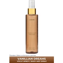 Vanillian Dreams Parfümlü Kadın Vücut Spreyi Vücut Kokusu Vücut Misti Body Mist Spray 150ml