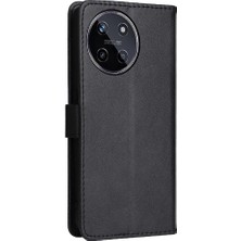 SZY Market Realme 11 Için Flip Case 4g Klasik Düz Renk ile Yüksek Kaliteli Deri (Yurt Dışından)