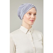 Melodi Scarf Kadın Tesettür Dolama Bone Açık Gri