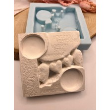 Wammolds Sevgililer Günü Ikili Tealight Silikon Kalıp