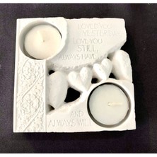 Wammolds Sevgililer Günü Ikili Tealight Silikon Kalıp