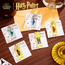 Vipfancy Shop Vipfancyshop Harry Potter Okul Rozeti ve Ev Rozeti Kitap Ayracı 5 Harry Potter 3D Metal Kitap Ayracı (Yurt Dışından)