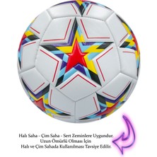 Ala Store Şampiyonlar Ligi Futbol Topu Halı Çim Saha Profesyonel Futbol Topu Dikişli 5 Numara