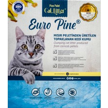 Europine Mısır Peletinden Üretilen  4 mm Topaklanan  Kedi Kumu