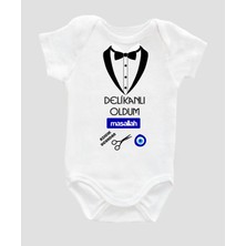E Life Tasarım Kısa Kollu Sünnet Kıyafeti Maşallah Kısa Kol Bebek Zıbın Body ZBN007