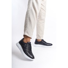 Mubiano Hakiki Deri MBKNT2090-LCV Erkek Lacivert Sneaker & Spor Ayakkabı