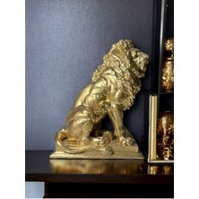 Lu Design Premium Gold Renk 20 cm  Aslan Biblo &  Eşya Ev Dekorasyon