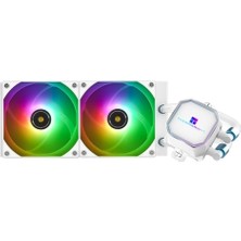 Thermalright Frozen Prism 240 ARGB 240mm Intel-AMD Uyumlu Beyaz İşlemci Sıvı Soğutucu