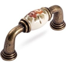 Y 207 Antik Gül Desen Porselen Kulp 96 Mm