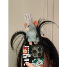 Luxix Ratatouille Hairband Yüz Yıkama Saç Aksesuarı Kadın Firkete Paketi Yüksek Kafatası Sevimli Fare Popüler Şapkalar (Yurt Dışından)