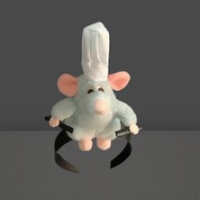 Luxix Ratatouille Hairband Yüz Yıkama Saç Aksesuarı Kadın Firkete Paketi Yüksek Kafatası Sevimli Fare Popüler Şapkalar (Yurt Dışından)