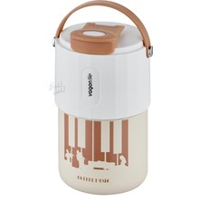 Vagonlife Tumbler 400 ml Kahve Bardağı Mug Pipetli Rahat Içim Paslanmaz Çelik Termos