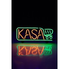 İstasyon Neon Grafik Kasa Neon LED / Desk Lambası / Ödeme Noktası Dekoratif Lamba  / Işıklı Vezne / Ambians Işığı