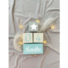 Bianne Atölyesi Bebemavi Bebek Anı Küp Seti Fotoğraf Çekim ve Dekor Için Ingilizce