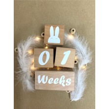 Bianne Atölyesi Bebek Anı Küp Seti Fotoğraf Çekim ve Dekor Için Ingilizce.