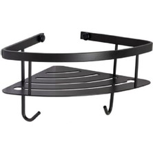 Banyo Duş Raf Sistemi Siyah Renk 152X197X280 Mm