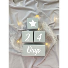 Bianne Atölyesi Bebek Anı Küp Seti Fotoğraf Çekim ve Dekor Için Ingilizce