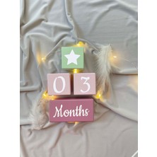 Bianne Atölyesi Sedona Bebek Anı Küp Seti Fotoğraf Çekim ve Dekor Için Ingilizce