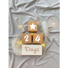 Bianne Atölyesi Bebek Anı Küp Seti Fotoğraf Çekim ve Dekor Için Ingilizce