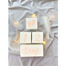 Bianne Atölyesi Bebek Anı Küp Seti Fotoğraf Çekim ve Dekor Için Ingilizce