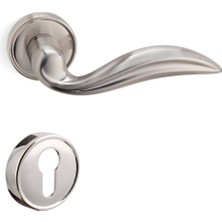 Dıana Saten - Yale Rozetli Kapı Kolu - Hha126Ro14Y Nb