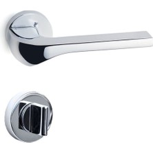 Aten Krom - Wc Rozetli Kapı Kolu - Hha137Ro12W Cr