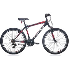 Carraro Speed 240 24'' 21V Vb Dağ Bisikleti Mtb Mat Siyah - Kırmızı 36CM