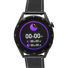 Ferro Siyah Renk Deri Kordonlu Akıllı Saat TH-FSW1109C-G