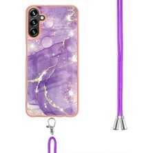 BDT Market Samsung Galaxy A35 5g Crossbody Kordon Askısı Tampon Mermer Yumuşak (Yurt Dışından)