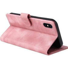 BDT Market Iphone X/xs Deri Kılıf Için Flip Case Basit Iş Darbeye Dayanıklı Kapak (Yurt Dışından)