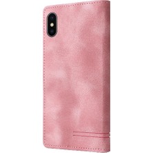 BDT Market Iphone X/xs Deri Kılıf Için Flip Case Basit Iş Darbeye Dayanıklı Kapak (Yurt Dışından)