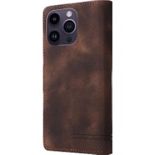 BDT Market Iphone 15 Pro Max Flip Kapak Için Flip Case Basit Iş Deri Kılıf (Yurt Dışından)