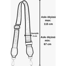 Sosela 99-90002 Beyaz 3 cm Kolon Nikel Askı Çanta Aksesuarı